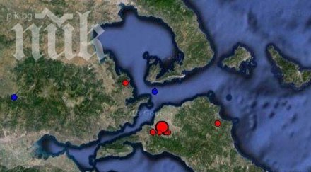 силно земетресение разлюля гърция