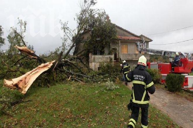 Ураганът в Хърватия взе една жертва