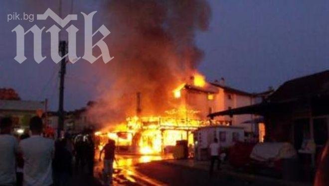 Мъж изгоря в съня си