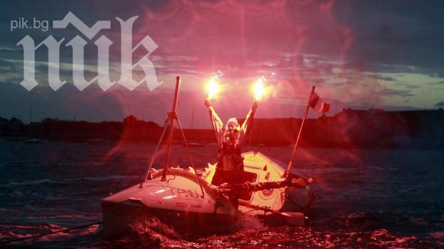 Канадка прекоси Атлантическия океан с лодка