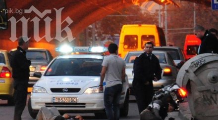 екшън пияни полицаи забиха ауди въздушните възглавници спасиха сигурна смърт