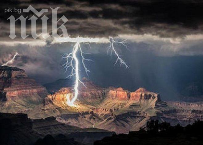 Невероятна буря над Гранд Каньон (уникални снимки)
