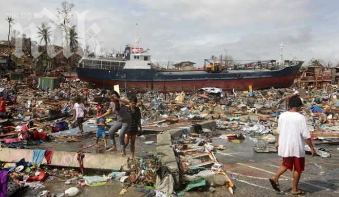 Тайфунът във Филипините нанесе щети за 14 милиарда долара