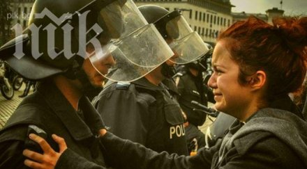 масови граждански протести блокират центъра софия