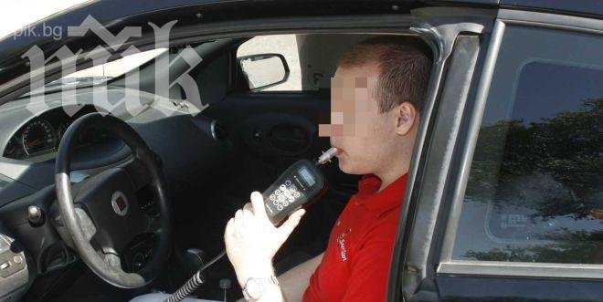 Заловиха водач с 3,45 промила зад волана