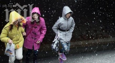 вечер идва първият сняг