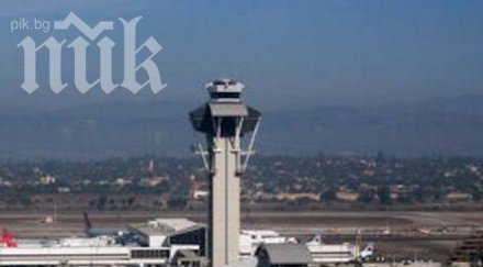 шум автомобилна катастрофа предизвика паника летището лос анжелис