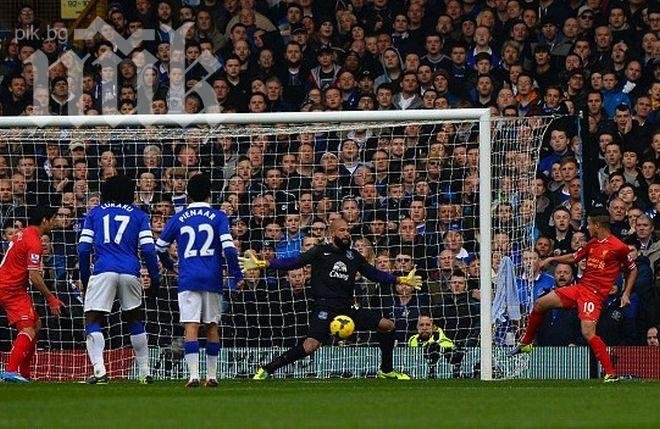 Супердерби! Евертън и Ливърпул направиха зрелищно 3:3