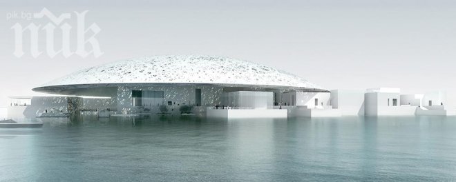 Вижте невероятния футуристичен Лувър, който ще бъде открит в Абу Даби (снимки)