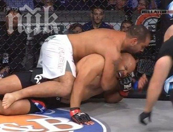 Багата пак мачка, разбиха му носа (видео)