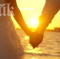 Любовен тест показва истинските чувства на младоженците