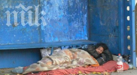 нов център приютява бездомните студа