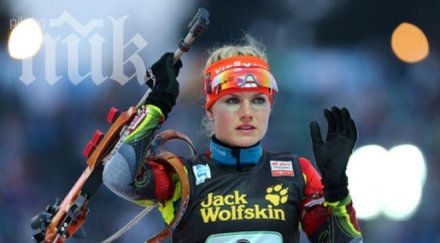 соукалова спечели индивидуалната дисциплина биатлон