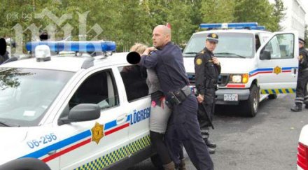 пръв път историята полицията исландия уби човек