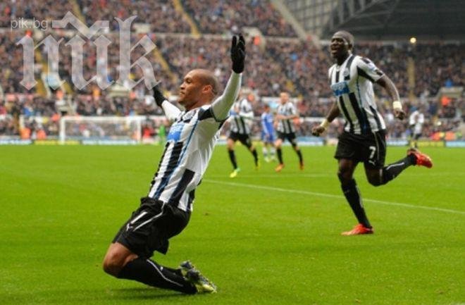Четвърта поредна победа изкачи Нюкасъл на точка от втория