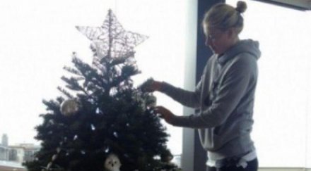 маша гришо окрасиха коледната елха