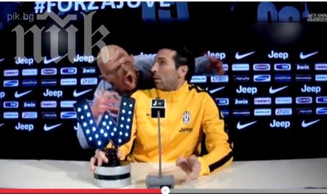 Зомбират Джиджи Буфон в Неапол