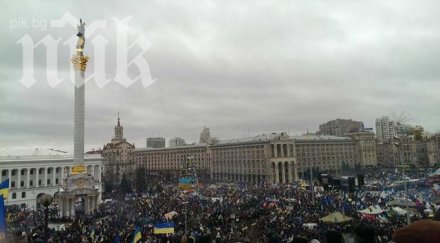 рекорд млн украинци изведе опозицията митинг киев