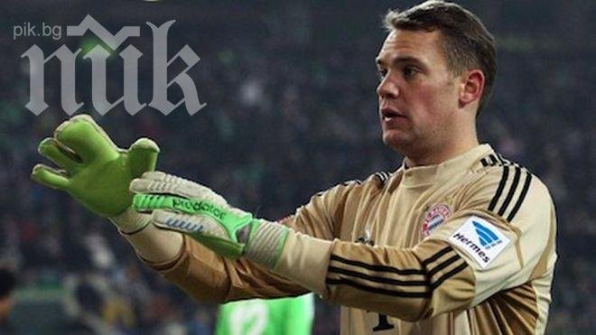 Сити готви внушителна оферта за Мануел Нойер, шейх Мансур поема заплатата му