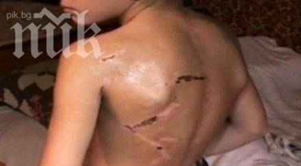 жигосаното дете въргалях снега спря пари снимка