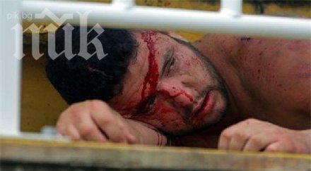 светът шок опит убийство мач бразилия снимки