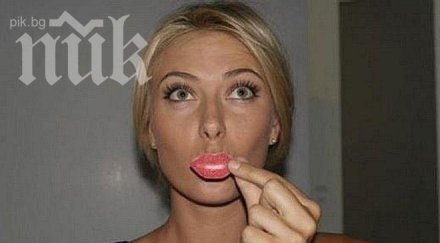 шарапова готви уникален подарък гришо