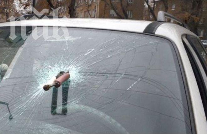 Пловдивчанин заби ножица в стъклото на автомобил, прегазил му кучето