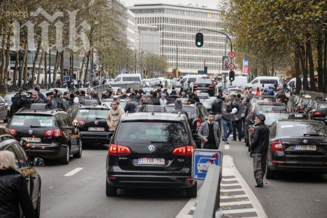 Вълна от протести блокираха Брюксел