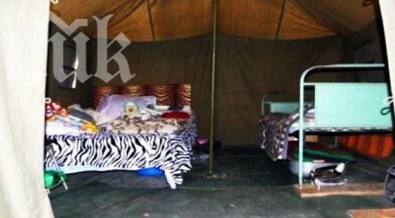 палатки изгоряха бежанския лагер харманли