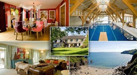 легендарното имение лорд байрон пуснато продажба млн лири частен плаж басейн снимки