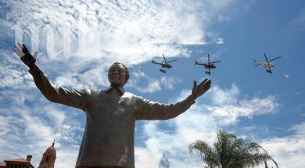 откриха метров паметник мандела претория