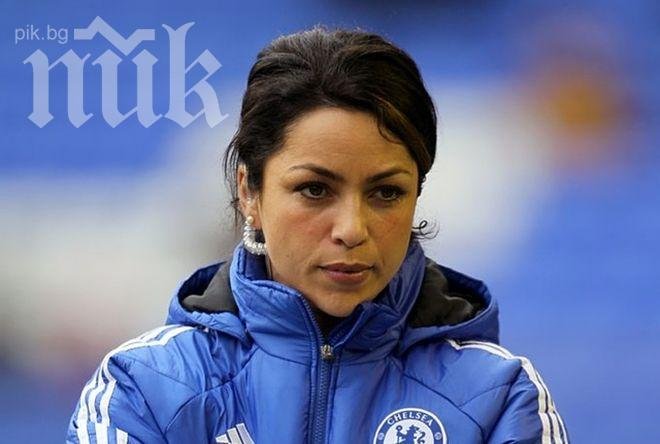 Сексапилната лекарка на Челси заби ефектен гол от 20 метра