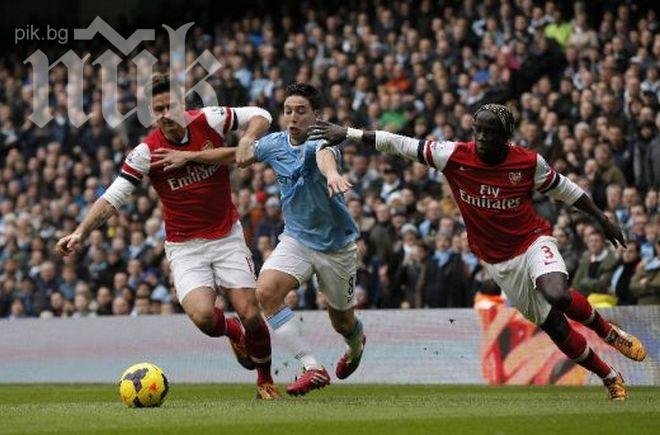 Ман Сити помете Арсенал в супершоу с 9 гола (видео)