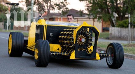 невероярно направиха пълноценен автомобил блокчета lego
