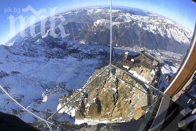 Няма такава гледка! Кликнете тук, ако ви стиска! (снимки + видео)