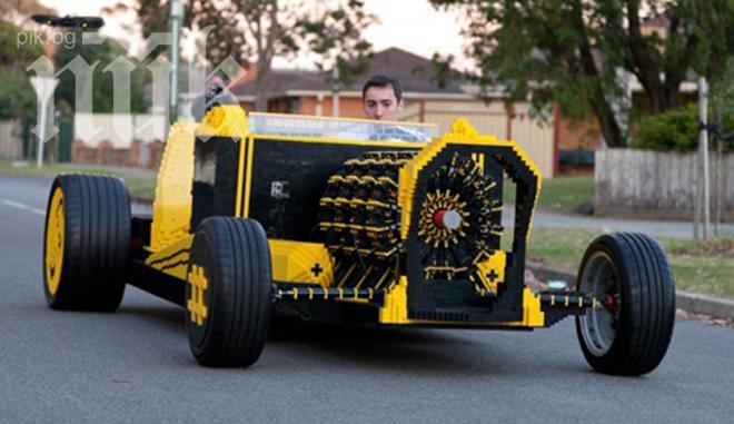 Невероярно!Направиха пълноценен автомобил само от блокчета LEGO