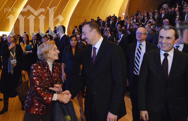 Орешарски бе приет лично от президента на Азербайджан 