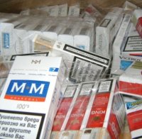 Рекордно количество контрабандни цигари задържаха митничари на Кулата