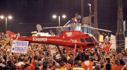 масови арести протестиращи испания