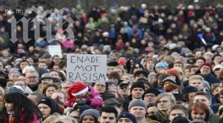 хиляди шведи излязоха протест расизма