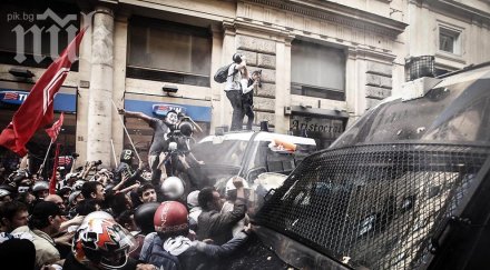 стотици ранени сблъсъци хамбург