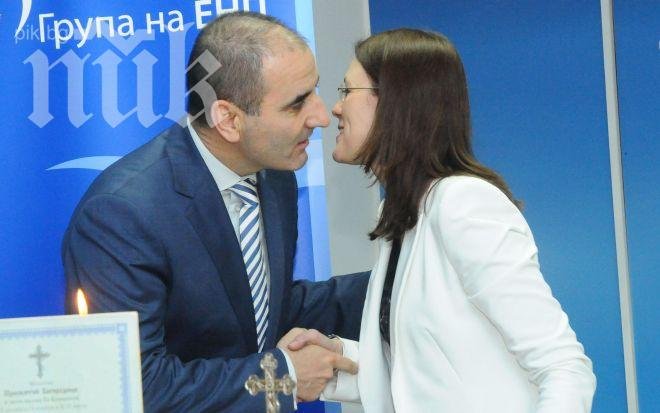Нов офис вдъхнови Цветанов и евродепутатката Моника Панайотова 