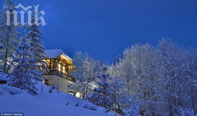 Ски ваканция за милиони! Вижте най-луксозната хижа в Алпите! С гореща вана, уютна камина, бълбукащо джакузи! (снимки)