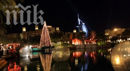 дубай посреща коледа