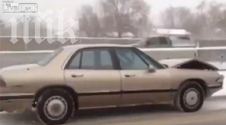 кошмар кола без шофьор движи магистрала видео