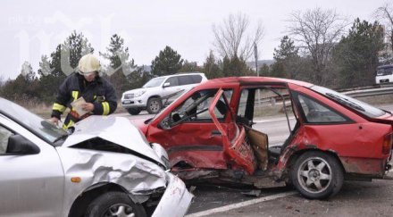 опел рено сблъскаха челно петрохан