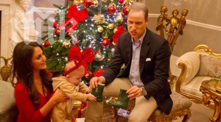 принц джордж получи подарък влакче първата коледа