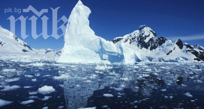 Огромно езеро спи под леда на Гренландия