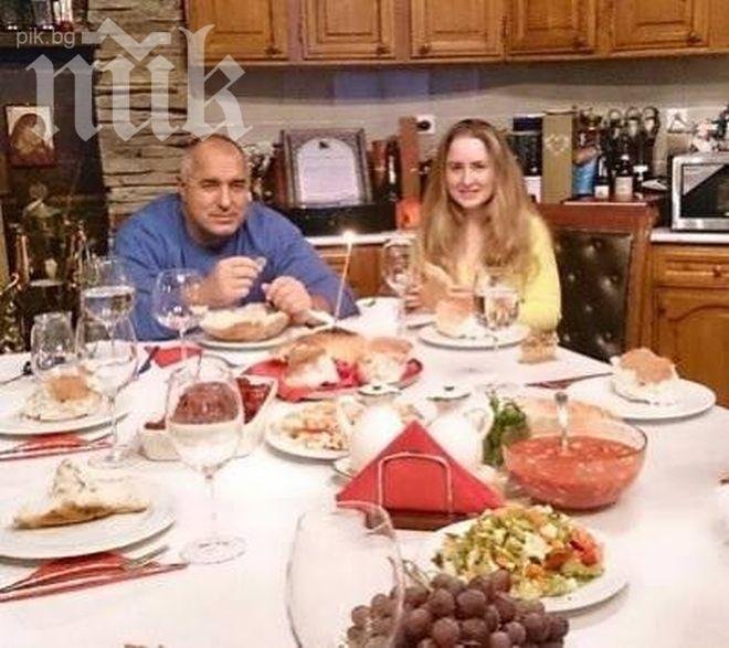 Бойко с дъщеря си на Бъдни вечер: Паричката се падна на мен