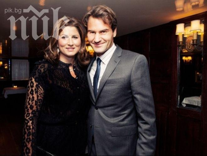 Федерер и Мирка очакват бебе